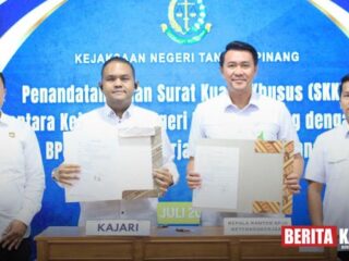 Kejari Tanjungpinang Teken SKK dengan BPJS Ketenagakerjaan