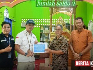 PT Timah Bantu Masjid Nur Hidayah Karimun