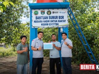 Musim Kemarau, PT Timah dan TNI Kompak Hadirkan Sumur Bor untuk Warga Karimun